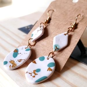 Polymer clay earrings